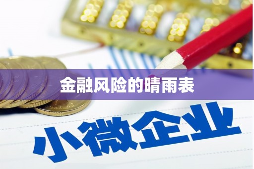 沿滩金融风险的晴雨表