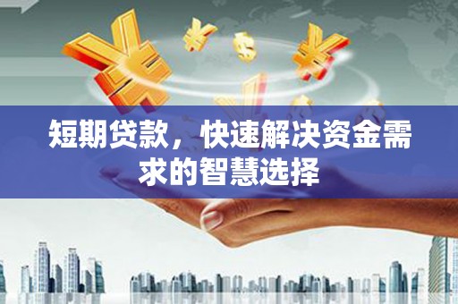 友谊短期贷款，快速解决资金需求的智慧选择