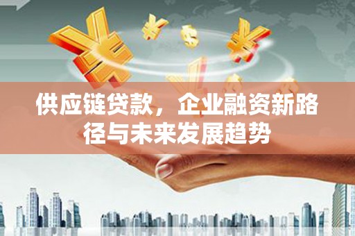 碑林供应链贷款，企业融资新路径与未来发展趋势
