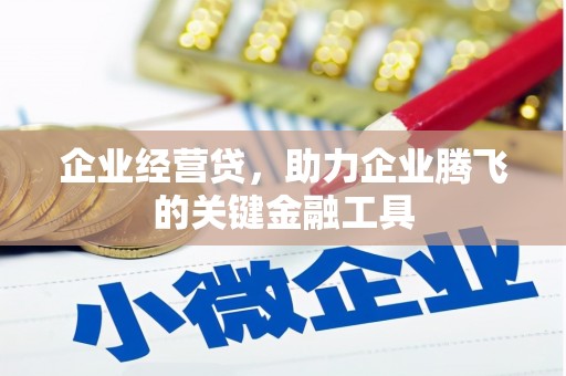德清企业经营贷，助力企业腾飞的关键金融工具