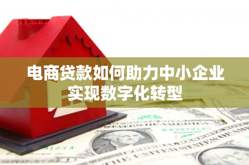 燕郊电商贷款如何助力中小企业实现数字化转型