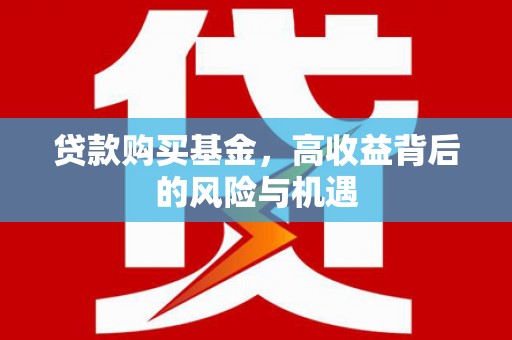 哈尔滨贷款购买基金，高收益背后的风险与机遇
