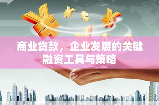 琼结商业贷款，企业发展的关键融资工具与策略