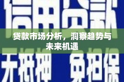 扎囊贷款市场分析，洞察趋势与未来机遇