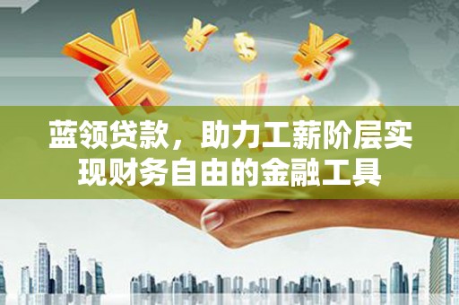 大丰蓝领贷款，助力工薪阶层实现财务自由的金融工具
