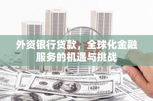 唐山外资银行贷款，全球化金融服务的机遇与挑战