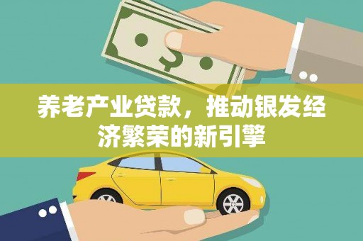 樊城养老产业贷款，推动银发经济繁荣的新引擎