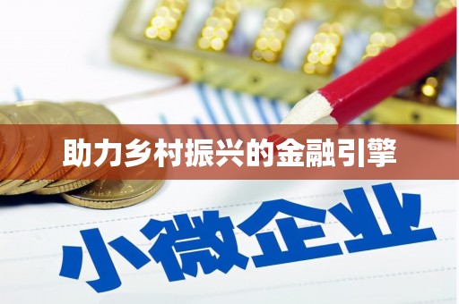 湖西助力乡村振兴的金融引擎