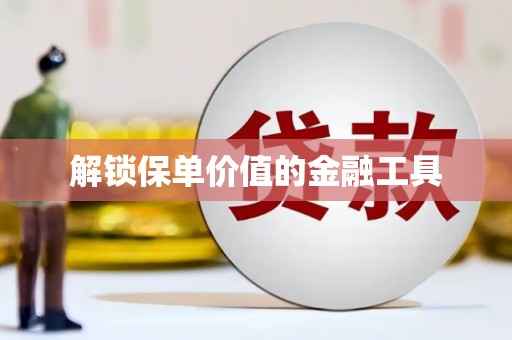 绥阳解锁保单价值的金融工具